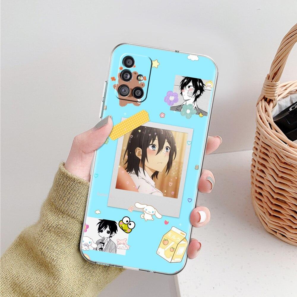 Horimiya Miyamura Izumi Anime Phone Case For Samsung Galaxy A51 A71 A21S A12 A11 A31 A41 A52 A32 5G A72 A01 Silicone Clear Cover