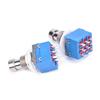 10 Pcs 9-Pin 3Pdt Guitar Effects Pedal Box Stomp Foot Metal Switch True Bypass