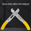 Ergonomic Wire Stripping Pliers Stainless Steel Sharpened Edges 0.5-4.0mm Ranges Tool For Chain Repair And Wiring