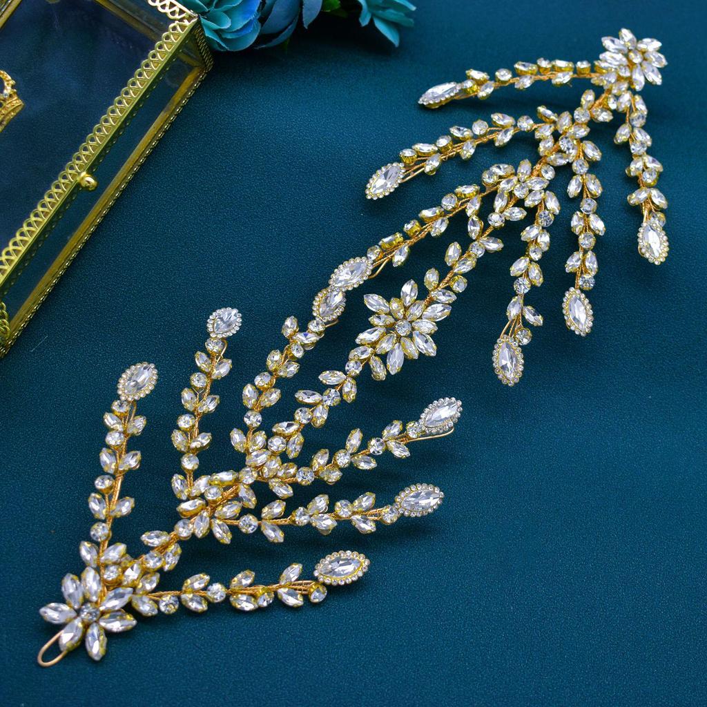 Handmade Rhinestone Bridal Headband for Updo Hairstyles - Wedding Party Accessories DZ083