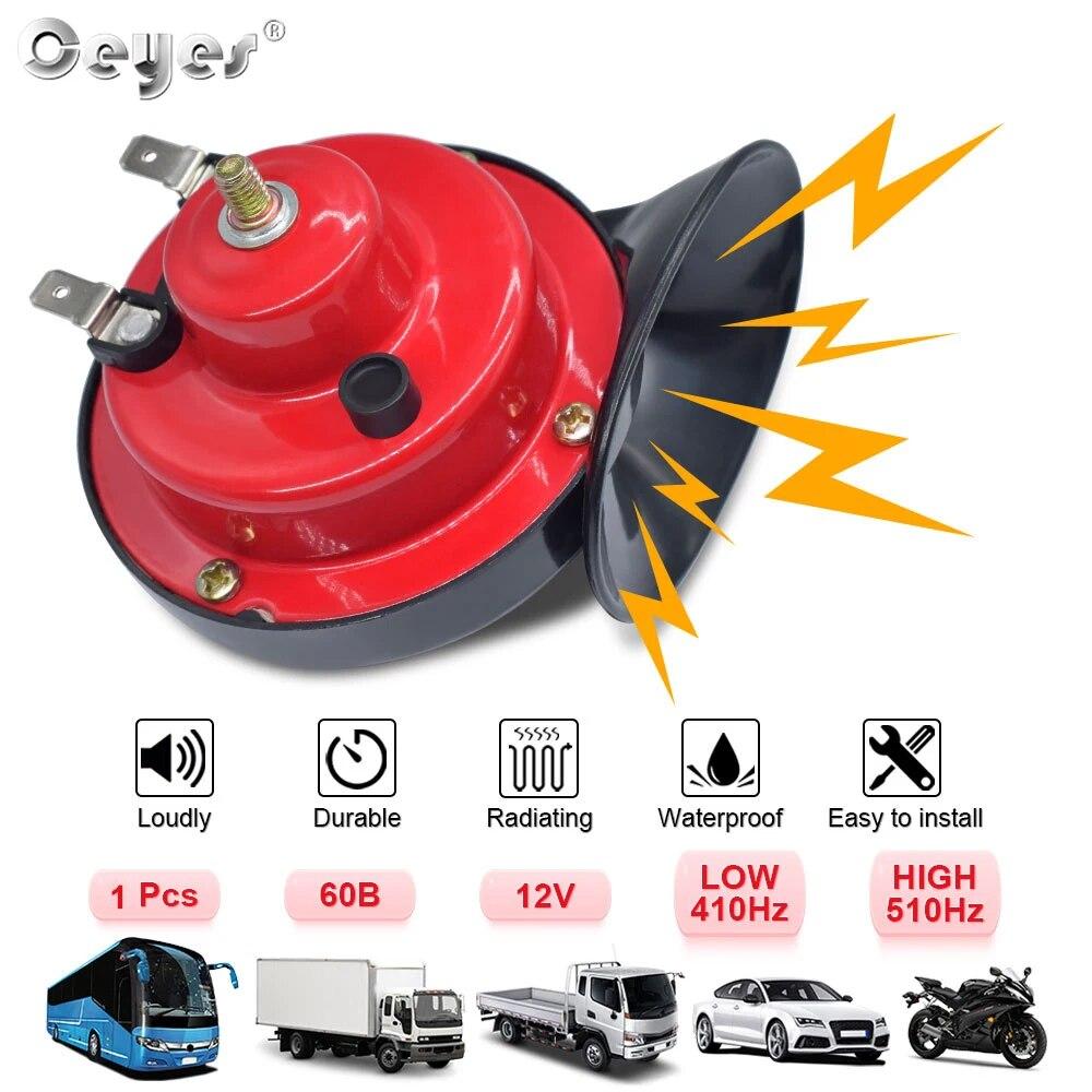 

Ceyes Универсальный Громкий Автомобильный Воздушный Рог 12 В Труба Мотоциклетный Рог для Грузовиков Автомобильный Рог Электрический Улитка Водонепроницаемый Комплект Сигнализации 1 шт.