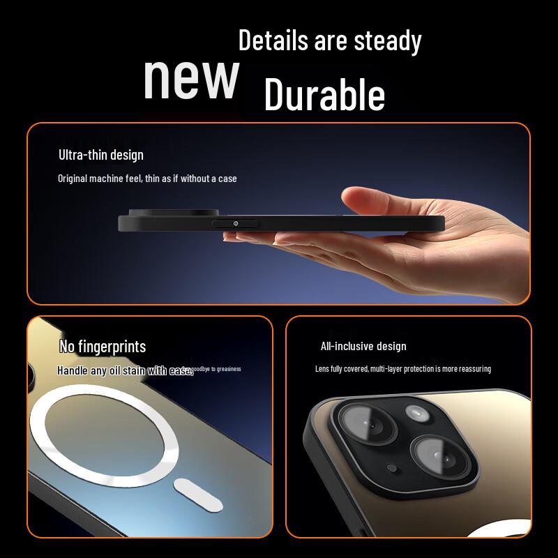 Xingwu AG Magnetic Matte iPhone Case