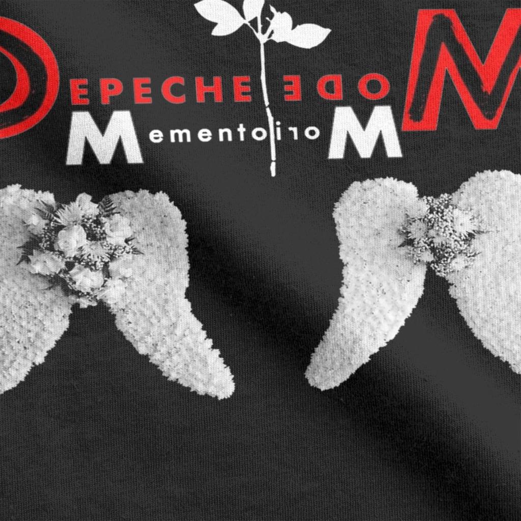 Vintage Depeches Cool Modes T-Shirts Men Crewneck Pure Cotton T Shirt Short Sleeve Tee Shirt Printing Tops