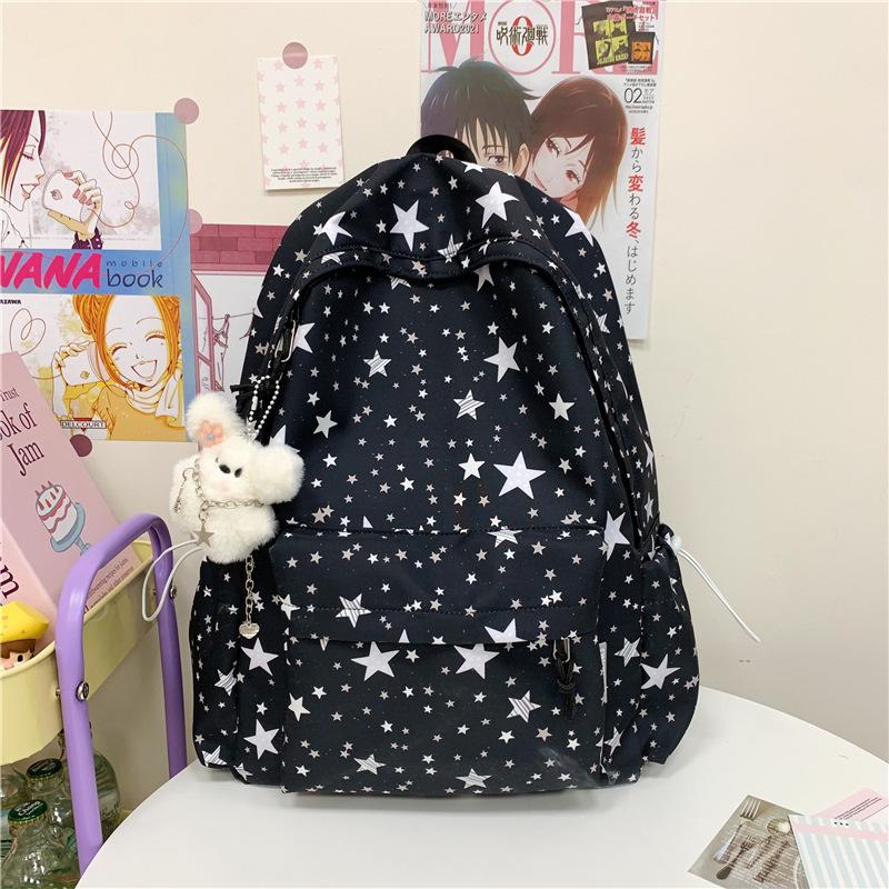 Schoolbag Japanese simple travel commuter ins backpack lightweight primary school student burden reduction backpack small fresh middle school student 