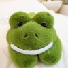 Hot Simulation Giant Frog Plush Toy Stuffed Animals Plushies Green Lying Frogs Throw Pillow Cushion Home Deco for Kids Gift