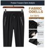 Summer Casual Men's Plus Size Ice Silk Three-Piece Set - Dad's Trendy Short Sleeve T-shirt