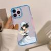 Steins Gate Okabe Anime Phone Case For iPhone 16 15 14 13 12 11 Pro Max XS X XR Mini Protective Cover