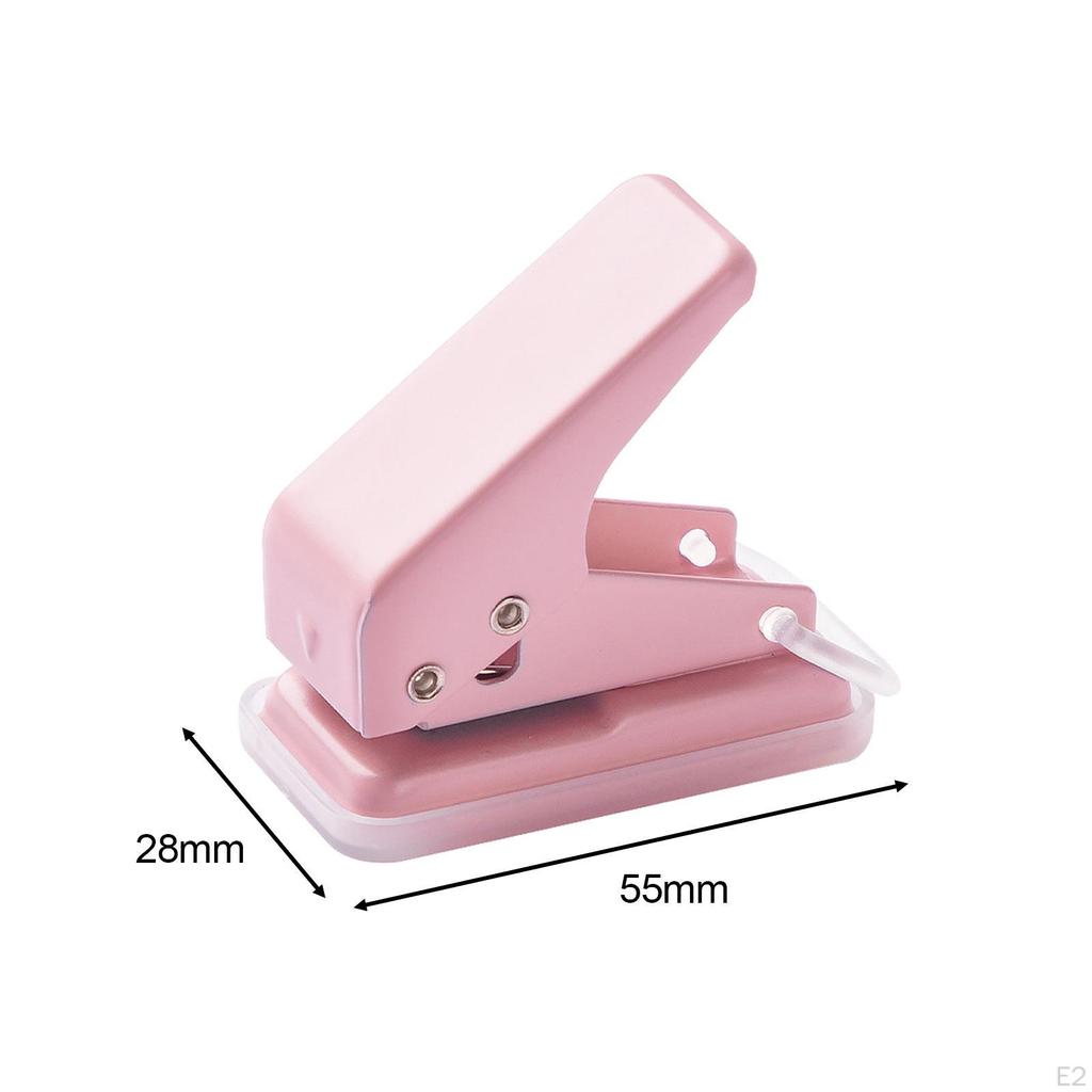 Compact Handheld Paper Punch - Effortless Mini Size for Kids and Adults