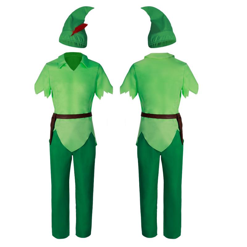 

Peter Pan Costume for Adults and Kids - Unisex Halloween Cosplay Outfit Small