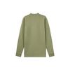 Nike Solid Color Logo Print Crew Neck Long Sleeve T-Shirt Men Tops Dark-Green DX5869-386