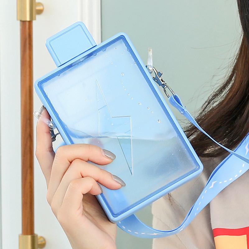 Yafeiqi Creative Rectangular Plastic Water Cup With Sealing Leakproof For Office And Outdoor Use