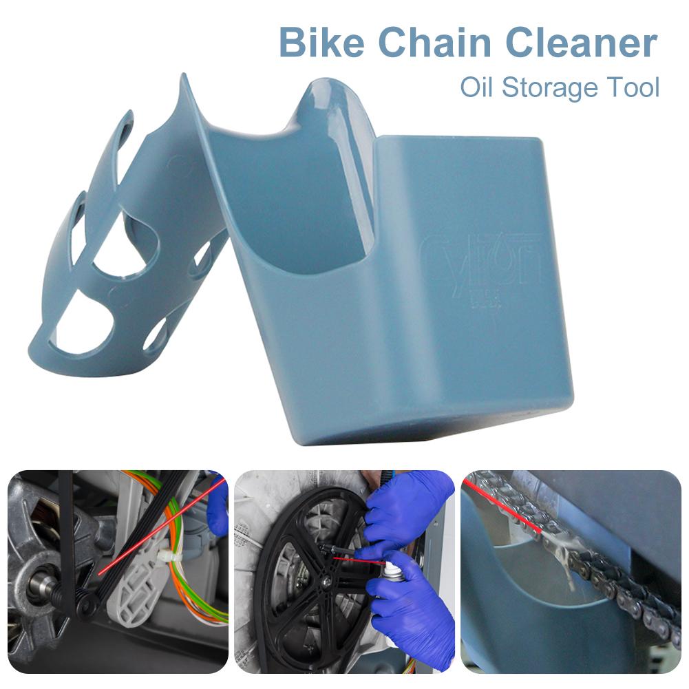 Chain oiler oil pollution box bicycle and motorcycle cleaning kit
