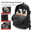 High School Students' Large Capacity Polyester Male Backpack for Couples, Leisure Laptop Bag
