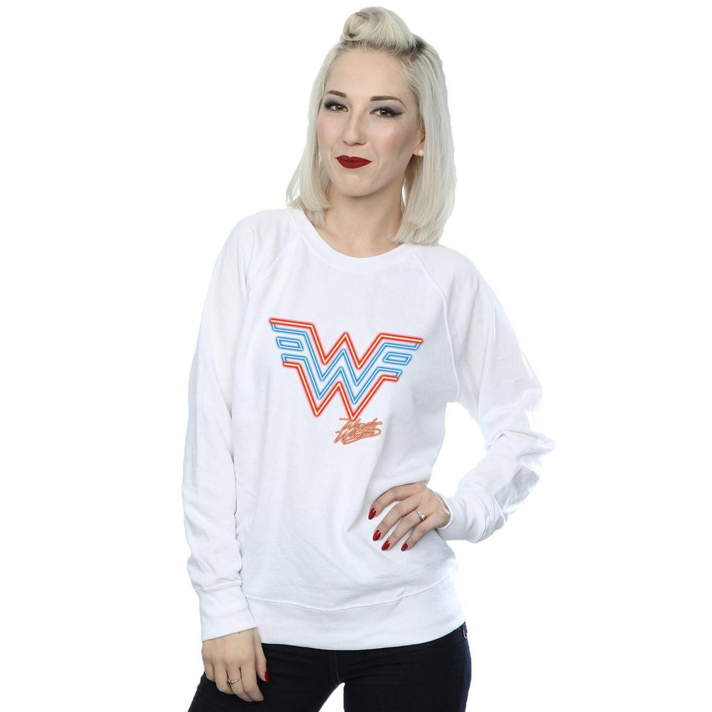 DC Comics Womens/Ladies Wonder Woman 84 Neon Emblem Sweatshirt
