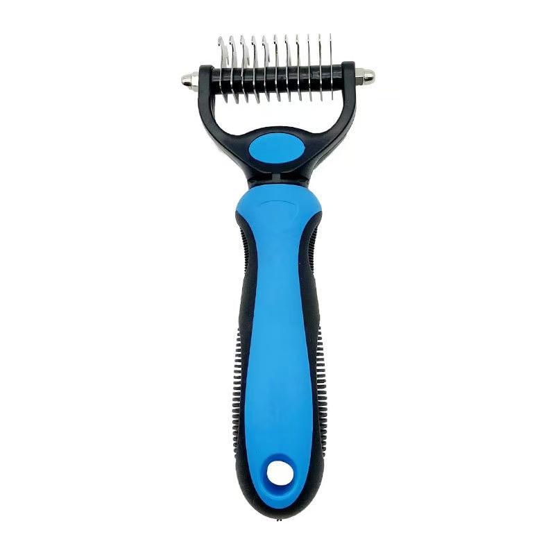 Stainless Pet Deshedding Brush Dog Hair Remover A Pet Double-sided Knot  Comb Dog Comb Cat Grooming Shedding Supplies Tools