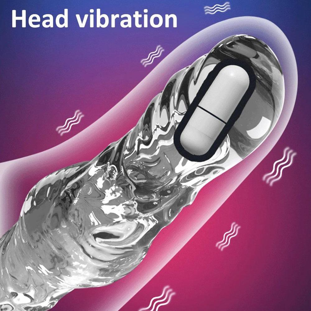 Extend 7cm Penis Enlargement Sleeve Vibrator Cock Ring Reusable Condoms Sex Toys for Men G Spot Vibrating Delay Ejaculation