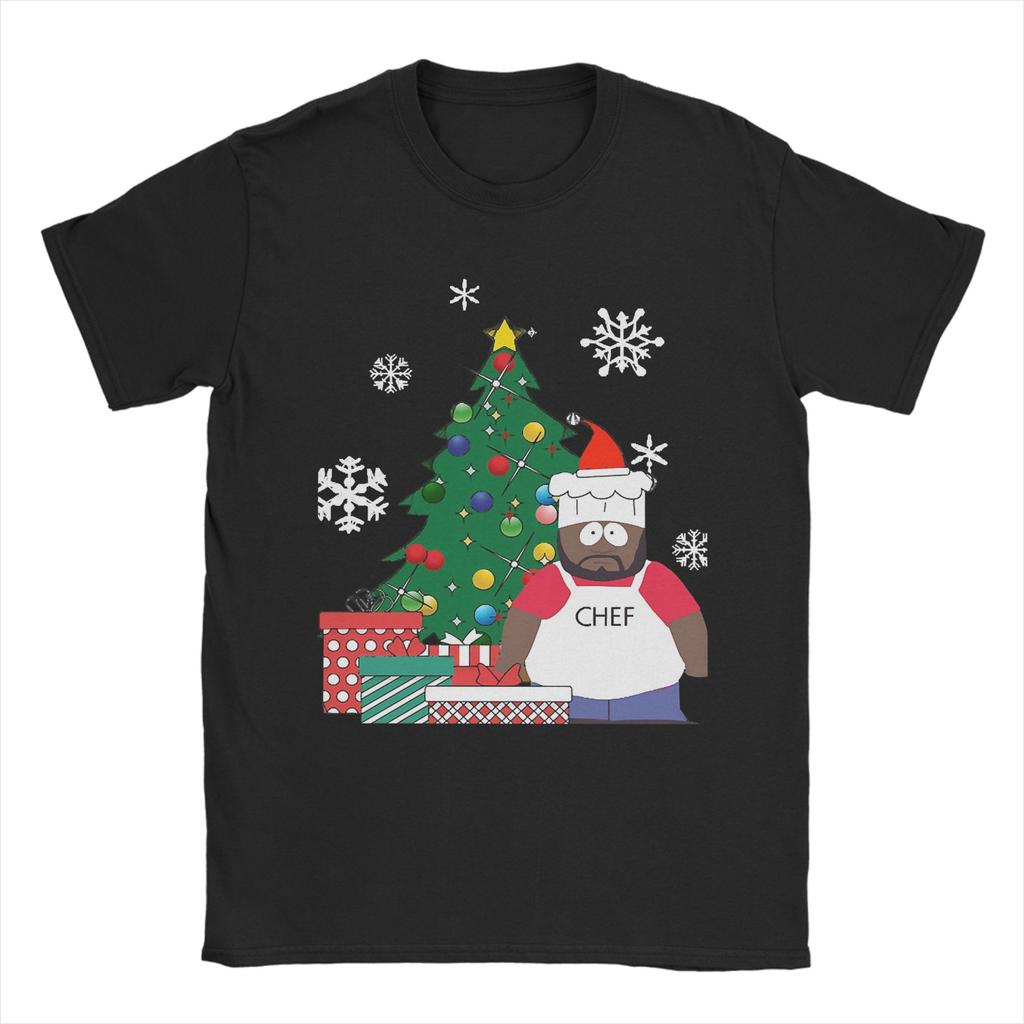 Humor Mr Hankey Around The Christmas Tree South-Park T-Shirt for Men Crew Neck Pure Cotton T Shirts Short Sleeve Tees Clothing