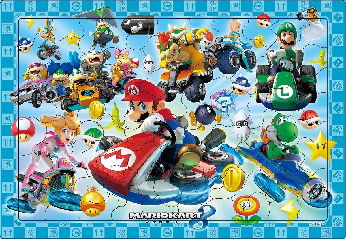Epoch 85-Piece Children s Puzzle Mario Kart 8 Picture Puzzle