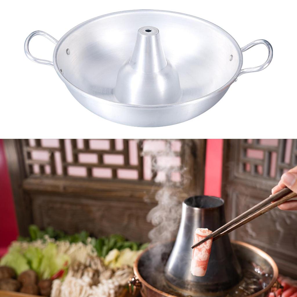 Shabu Pot Cooking Multipurpose Traditional Cookware Stockpot for Camping Kitchen Barbecue
