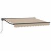 Manual Retractable Awning Beige 3.5 X 2 M