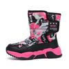 Kinder Schneestiefel Mädchen Wasserdicht Winter Herbst Gummistiefel Kinder Samt High-Top Baumwolle Warme Schuhe