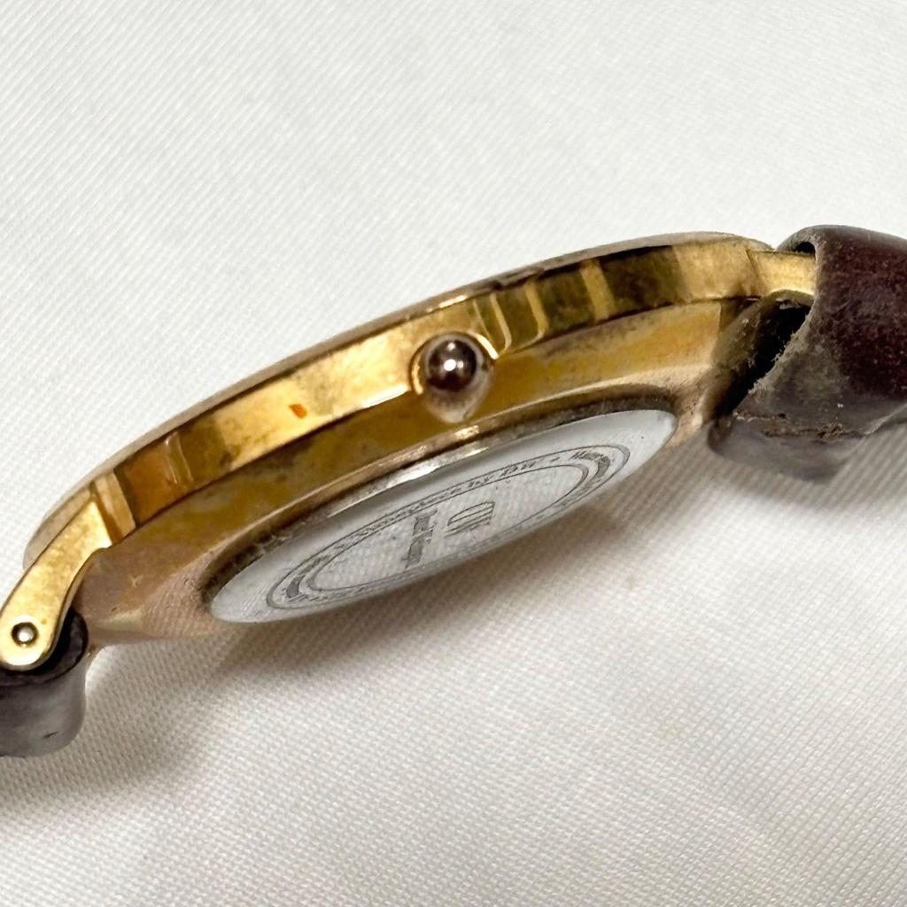 Used [Free Shipping] Daniel Wellington/Daniel Wellington/White X Brown/Quartz watch/Quartz watch/Battery dead/Operation Not confirmed/Used item/Junk
