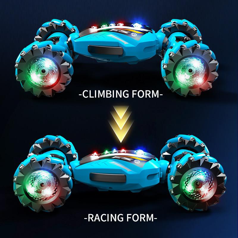 Wireless Remote Control Off-road Vehicle Racing Stunt Spray Gesture-sensing Four-wheel Drive Car Children's Toy for Boy