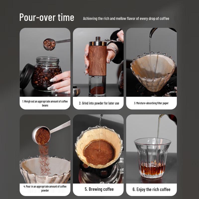 STAR-START Beginner Hand Pour Coffee Maker Gift Set, 11-Piece