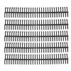 10 Pcs Loose Leaf Binding Spine 30 Holes 22mm Inner Diameter Wear Resistant Plastic Binding Rings