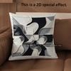 2D Abstract Wave Pattern Digital Print Pillow Covers Pattern Cushion Cover Suitable For Sofa Bedroom Car Pillow Cover