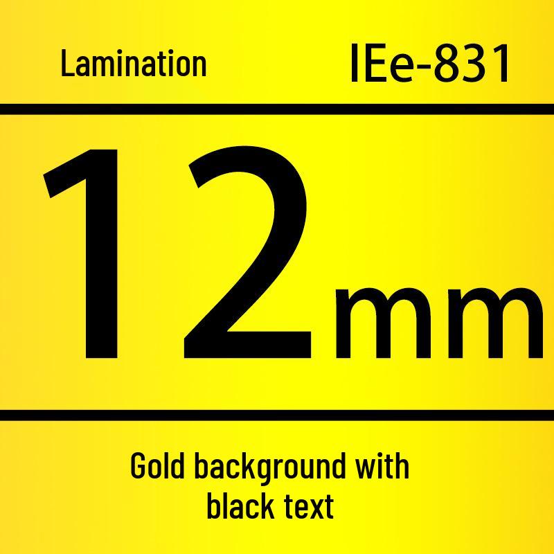 iBest DYMO DM1 Compatible 12mm Waterproof Scratch-Resistant Label Tape 45010 Series