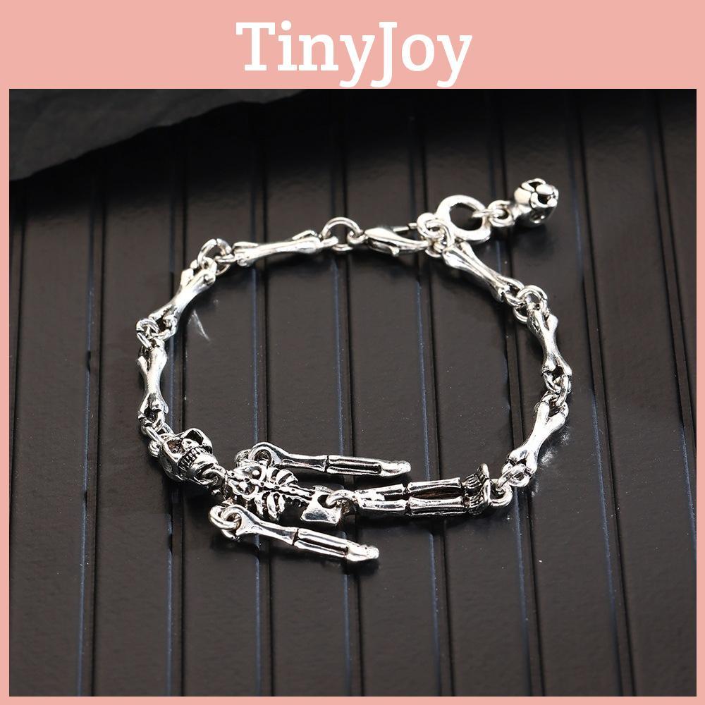 Trendy Alloy Skull Hand Jewelry For Ladies Halloween Costume Accessory