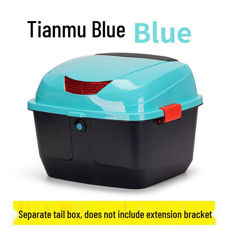 Electric Bike Rear Trunk with Battery Storage & Backrest for Aima, TaiLing, LvYuan