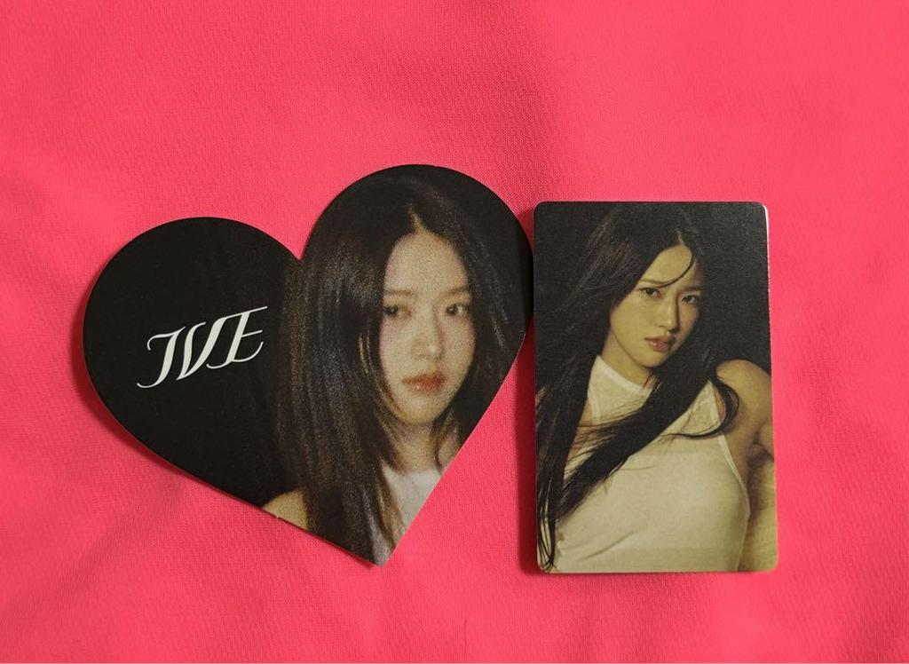 [USED] IVE Yujin Trading Card Venue Limited Off-Event Amulet Photo Card Heart Card