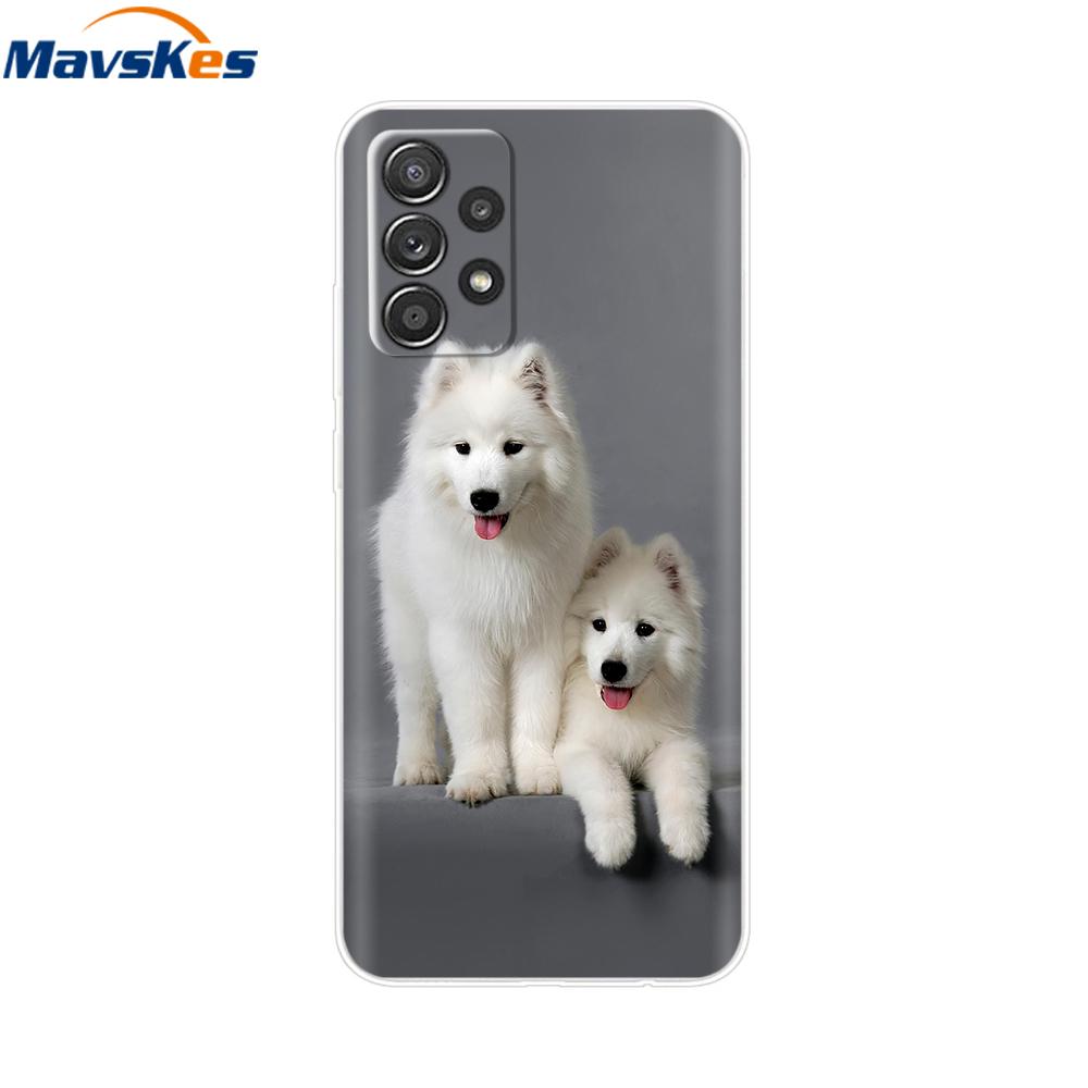 Für Samsung A52S 5G Hülle Niedliche Maus Blume Bemaltes Cover Klare Silikon Handyhülle Für Samsung Galaxy A52 A 52 52S 5G Weiche Taschen