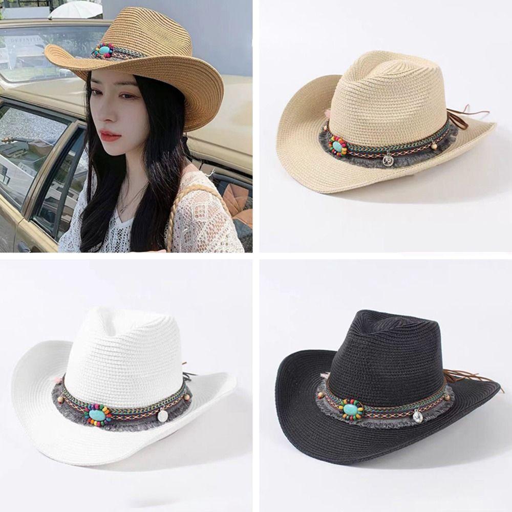 

Sunshade Straw Hat Straw Weave Sunshade Hat Fashion Fisherman Hat