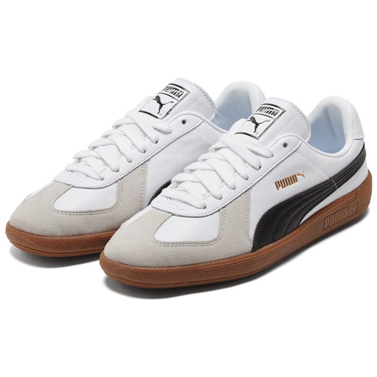 Puma Army Trainer OG White Gum Unisex Sneakers Black 380709-01