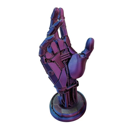 Yousheng 3D Printed Robotic Hand Statue Game Controller Stand Mechanical Hand Statue Gamepad Joystick Holder Support Rack Decoration