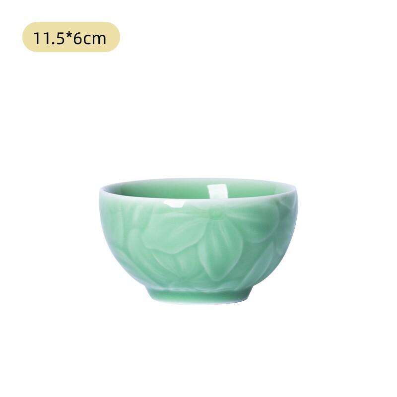 High-Temperature Ceramic Anti-Scald Rice Bowl - Small Size, Thickened Design