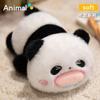 Cat Panda Pig Plushie Toy Cute Cotton Filling Kids Playtime Bedroom Decoration