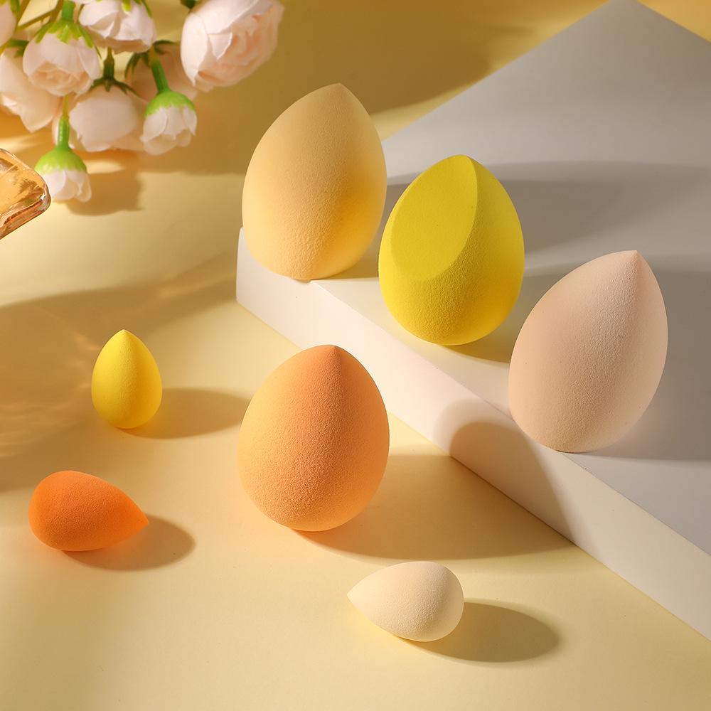 Non-Absorbent Beauty Sponge Set: Wet/Dry Makeup Egg & Cotton Pad Tools