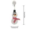 10PCS Snowman Tree Pendant Hanging Ornaments with Rope Party Home Supplies