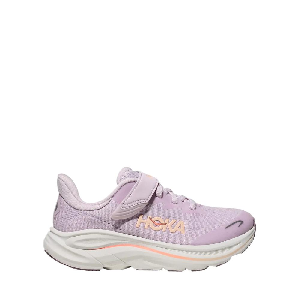 Hoka One One Clifton 10 Round Toe Comfortable Velcro Breathable Durable Low Top Running Shoes Kids sneakers 1168873-LRMT