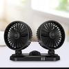 Mini Car Fan Degree Rotatable Auto for Truck Dashdoard Outdoor Summer Office
