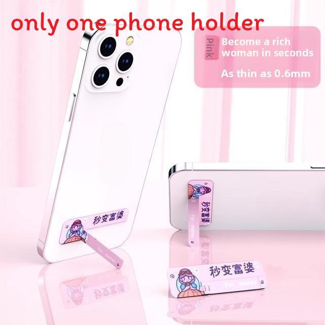 Super Slim Aluminum Mobile Phone Stand With Hidden Mount For Desk Use