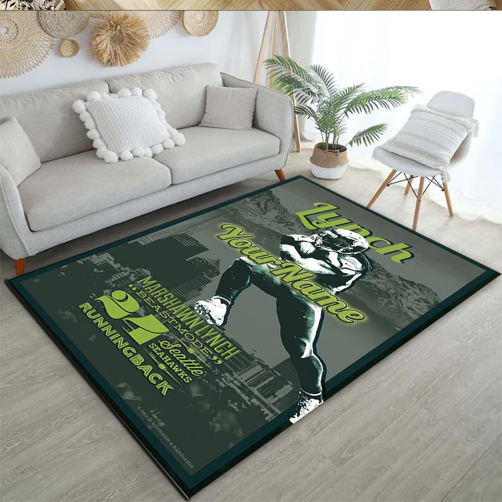 Seattle Seahawks Customizable Name Carpet Design For Decorate Room Dining Room Hallway Study Room Antislip Carpet Office Home Decor