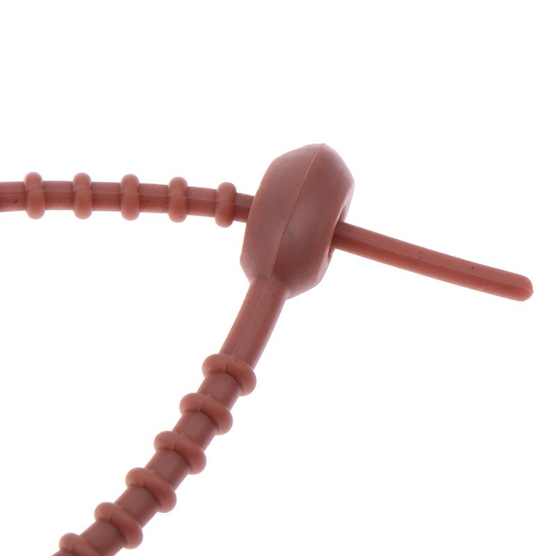 10Pcs Cute Candy Color Silicone Reusable Bag Ties Twist Wire Fasten Cable Zip Tie Headset Data Line Universal Lanyard Strap