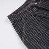 Herbst Retro Gestreifte Weite Jeans - Street Style Lockerer Schnitt
