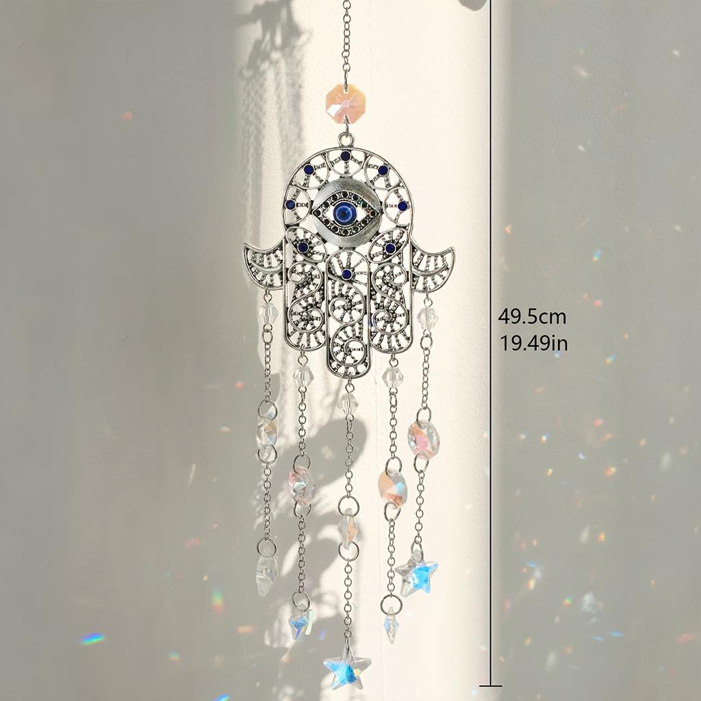 1pc Suncatcher Crystal Pendant Outdoor Garden Home Window Hanging Decorations Hanging Jewelry