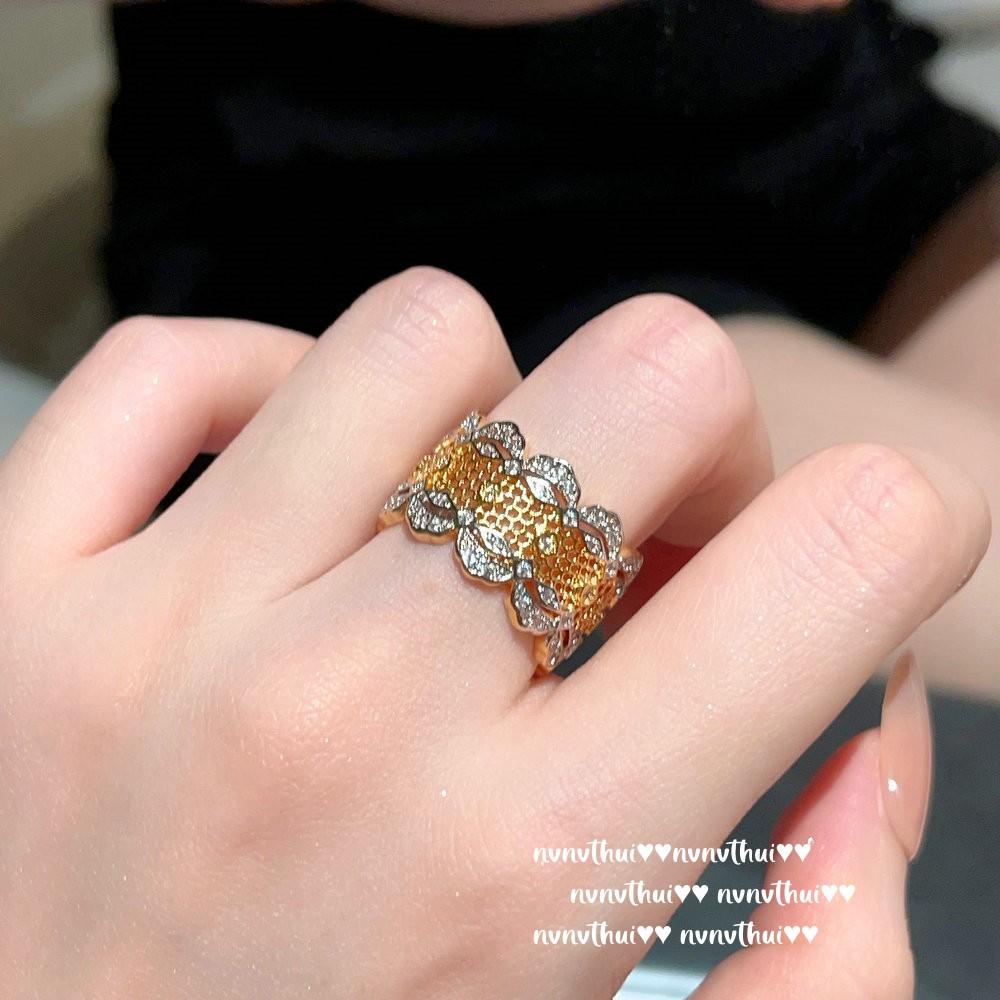Lace Honeycomb, Wave Gem Bracelet, Antique, 18K Gold Plated, Silk Chisel Ball Zircon Bracelet